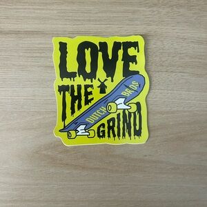 Dutch Bros Bold Yellow and Blue Sticker